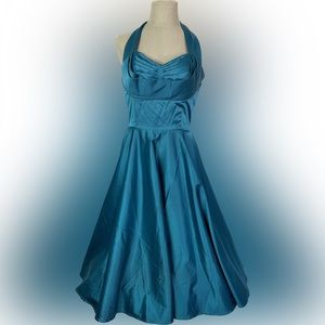 Candice Gwinnett Lena Satin Halter Dress